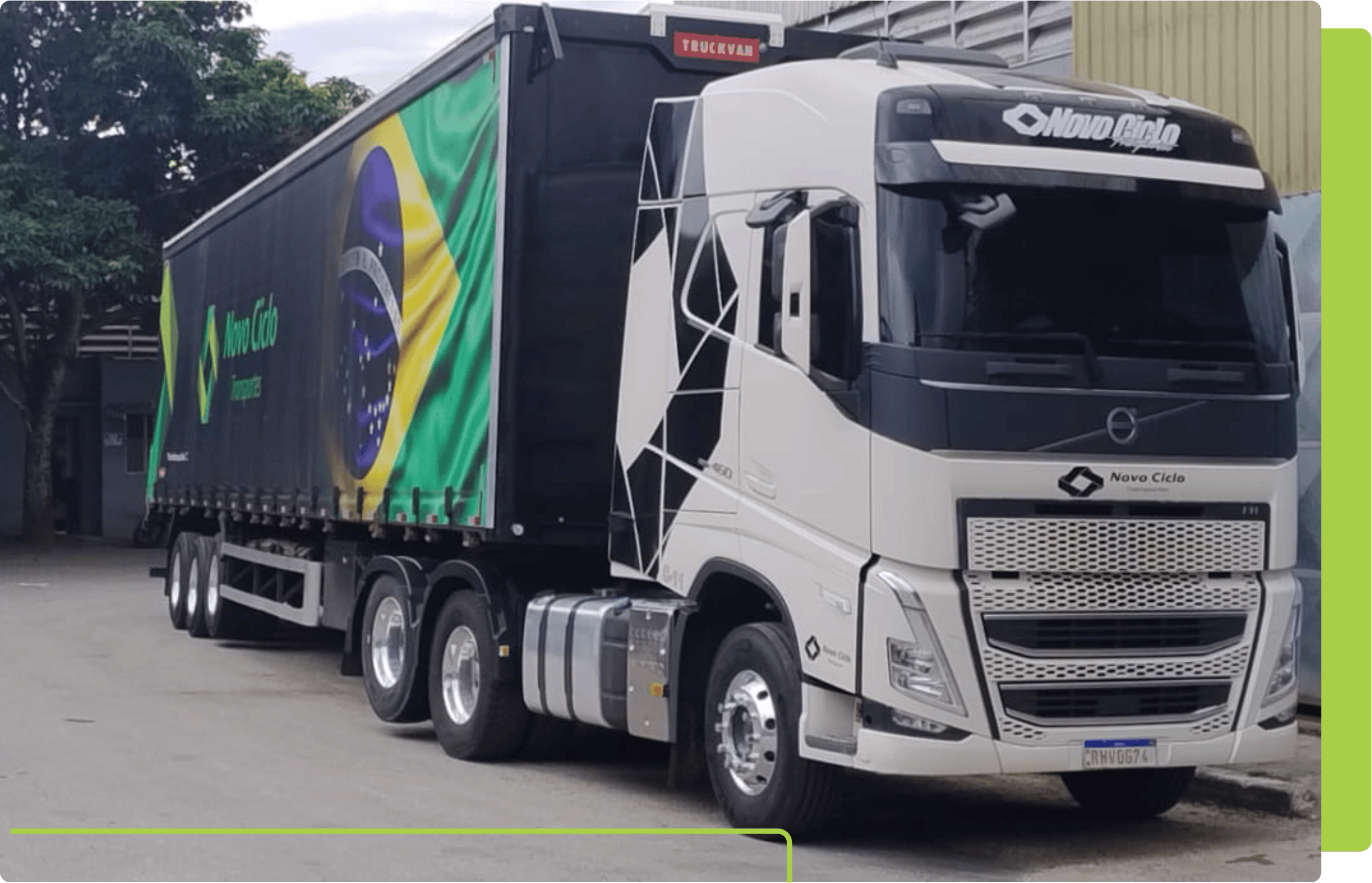 Ilustração de carga fracionada